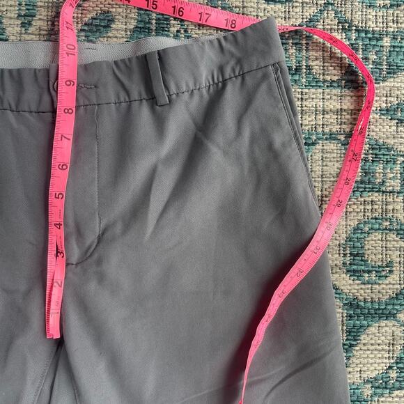 Nike Golf Dri-FIT‎ Flat Front Chino Pants Men's Grey Athletic Trousers - Size 34 - Picture 5 of 8